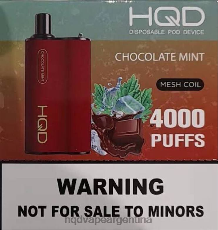 chocolate con menta Z428N111 HQD Argentina - HQD BOX 4000 bocanadas