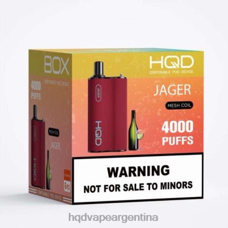 jager Z428N113 HQD vape precio - HQD BOX 4000 bocanadas