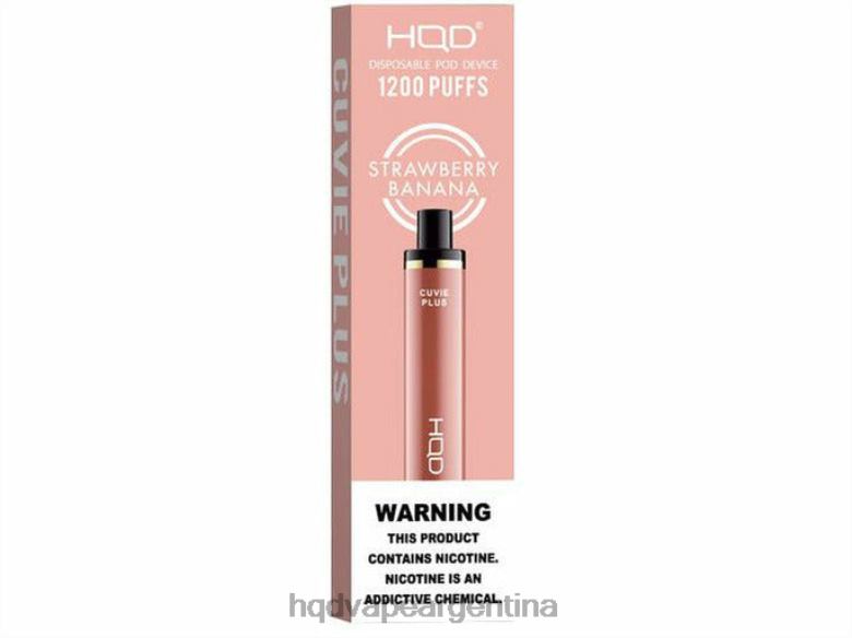 Fresa plátano Z428N256 HQD vape buenos aires - HQD CUVIE PLUS vaporizador desechable