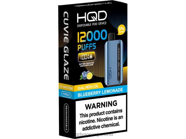 Limonada de arándanos Z428N142 HQD vapes sale - HQD CUVIE GLAZE vaporizador desechable 12000