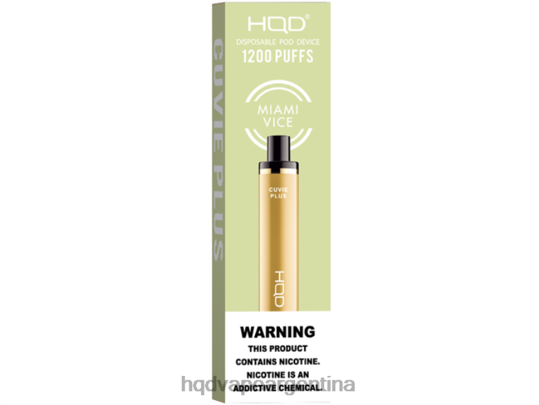 Miami Vice Z428N220 HQD vape Argentina - HQD CUVIE PLUS vaporizador desechable