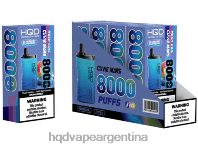 frambuesa arándano Z428N146 HQD vape buenos aires - HQD CUVIE MARS desechable