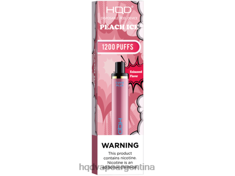 hielo de durazno Z428N230 HQD vape Argentina - HQD CUVIE PLUS vaporizador desechable