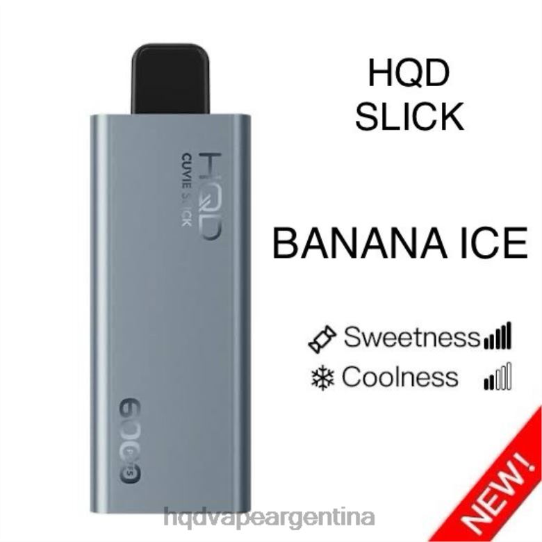 hielo de plátano resbaladizo Z428N20 HQD vape Argentina - HQD CUVIE SLICK 6000 bocanadas