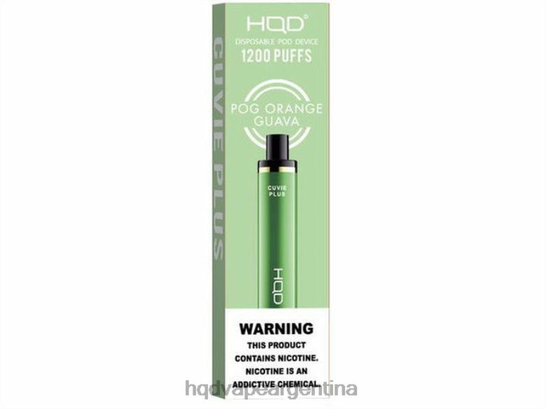 pog naranja guayaba Z428N238 puff HQD sabores - HQD CUVIE PLUS vaporizador desechable