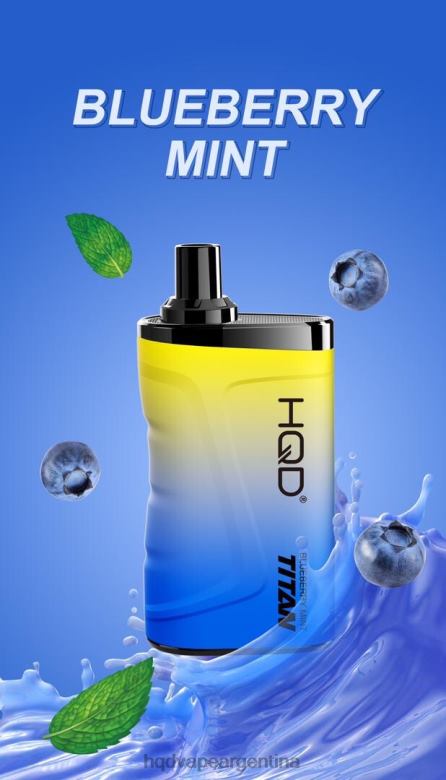 menta de arándanos Z428N6 HQD vape buenos aires - HQD TITAN 7000 bocanadas